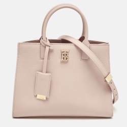 Burberry Dusky Pink Leather Mini Frances Tote 