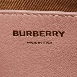 Burberry Pink Quilted Leather Small Lola Camera Bag