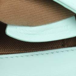 Burberry Mint Green Quilted Leather Mini Lola Chain Crossbody Bag