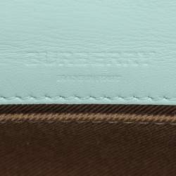 Burberry Mint Green Quilted Leather Mini Lola Chain Crossbody Bag