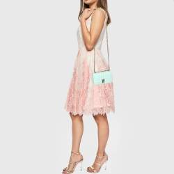 Burberry Mint Green Quilted Leather Mini Lola Chain Crossbody Bag