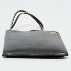 مملوكة مسبقًا حقيبة كروس بربري مبرشمة جلد أسود