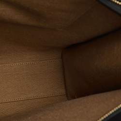 مملوكة مسبقًا Burberry Pocket Manzon Small Black/Beige Canvas and Leather Shopper Tote