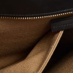 مملوكة مسبقًا Burberry Pocket Manzon Small Black/Beige Canvas and Leather Shopper Tote