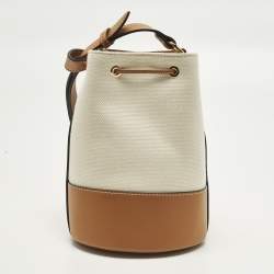 مملوكة مسبقًا حقيبة دلو بربري آشبي كارو بيج أرشيف قماش وجلد
