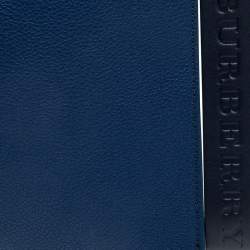 مملوكة مسبقًا حقيبة صغيرة بربري جلد أزرق بحمالة معصم