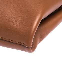 Burberry Tan Leather Medium Grommet Hobo