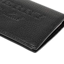 مملوكة مسبقًا Burberry Black Leather Hastings Bifold Wallet