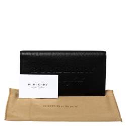 مملوكة مسبقًا Burberry Black Leather Hastings Bifold Wallet