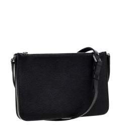 Burberry Black Leather Penhurst Crossbody Bag