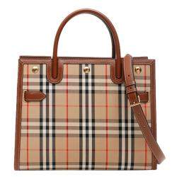 Burberry Red Nova Check PVC Chester Boston Bag Burberry | The Luxury Closet