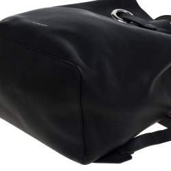Pre Owned Burberry Black Leather Small GRMT Backpack