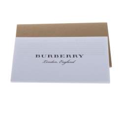 Burberry Regency Blue Leather Lawrence Holdall Weekend Bag