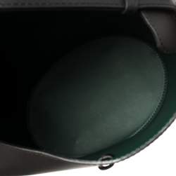 Pre Owned Burberry Black Leather Large Bucket Bag