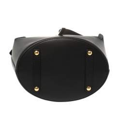 Pre Owned Burberry Black Medium Bucket Bag