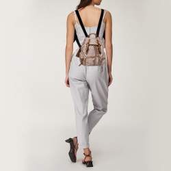 Burberry Blush Pink TB Print Nylon Small Rucksack Backpack