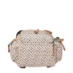 Burberry Blush Pink TB Print Nylon Small Rucksack Backpack