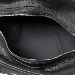 مملوكة مسبقًا Burberry Black Leather Medium Cube Duffle Bag