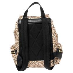 Burberry Beige TB Print Nylon Small Rucksack Backpack