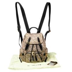 Burberry Beige TB Print Nylon Small Rucksack Backpack