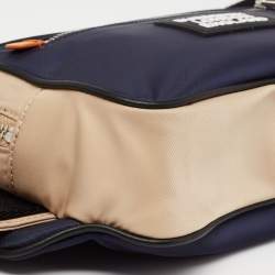 Pre Owned Burberry Multicolor Nylon Logo Patch Bum Bag