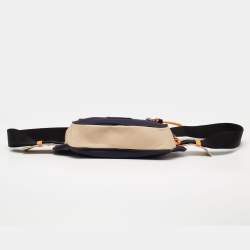 Pre Owned Burberry Multicolor Nylon Logo Patch Bum Bag