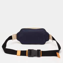 Pre Owned Burberry Multicolor Nylon Logo Patch Bum Bag