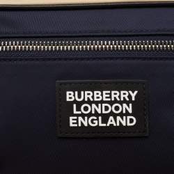 Pre Owned Burberry Multicolor Nylon Logo Patch Bum Bag