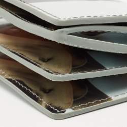 مملوكة مسبقًا محفظة بربري جيسي بامبي جلد متعدد الألوان لامع 