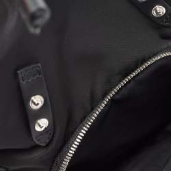 Burberry Black Nylon and Leather Small Rucksack Backpack