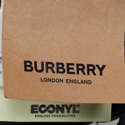 Burberry Black Nylon and Leather Small Rucksack Backpack