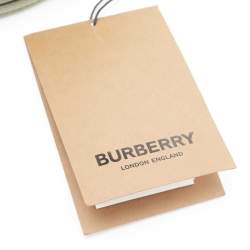 Pre Owned Burberry Olive Green Leather Small Olympia Shoulder Bag