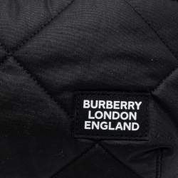 Pre Owned Burberry Black Quilted Fabric Sonny Bum Bag