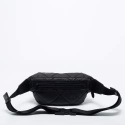 Pre Owned Burberry Black Quilted Fabric Sonny Bum Bag