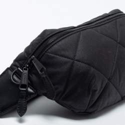 Pre Owned Burberry Black Quilted Fabric Sonny Bum Bag