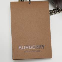 Pre Owned Burberry Green Camouflage Coated and Canvas Small Lola Shoulder Bag