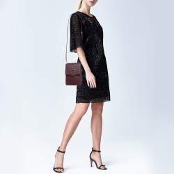 مملوكة مسبقًا حقيبة كروس بربري روبن جلد وكانفاس مقوى تي بي متعدد الألوان 