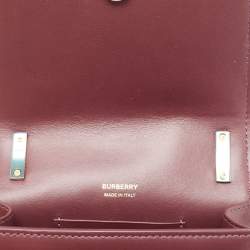 مملوكة مسبقًا حقيبة كروس بربري روبن جلد وكانفاس مقوى تي بي متعدد الألوان 