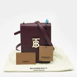 مملوكة مسبقًا حقيبة كروس بربري روبن جلد وكانفاس مقوى تي بي متعدد الألوان 