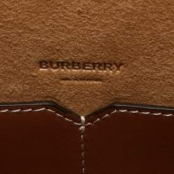 مملوكة مسبقًا Burberry Tan Leather Medium Soft Pocket Tote