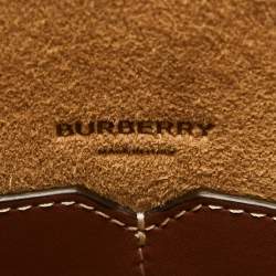 مملوكة مسبقًا Burberry Tan Leather Medium Soft Pocket Tote