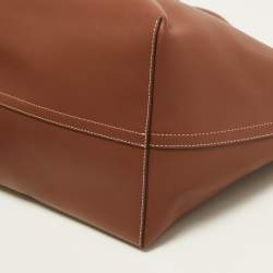 مملوكة مسبقًا Burberry Tan Leather Medium Soft Pocket Tote
