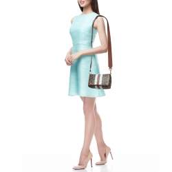 Burberry Multicolor TB Print Coated Canvas and Leather Hackberry Crossbody Bag