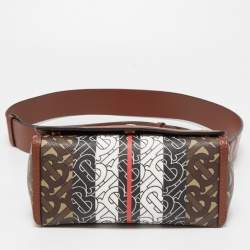Burberry Multicolor TB Print Coated Canvas and Leather Hackberry Crossbody Bag