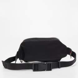 Pre Owned Burberry Black Nylon West Belt Bag