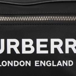 Pre Owned Burberry Black Nylon West Belt Bag