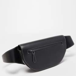 Burberry Black Leather Small Olympia Belt Bag
