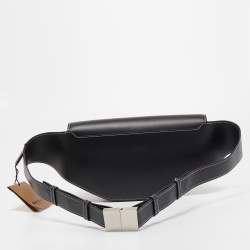 Burberry Black Leather Small Olympia Belt Bag