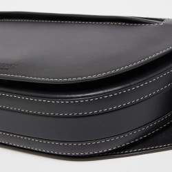Burberry Black Leather Small Olympia Belt Bag