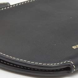Burberry Black Leather Olympia Fold Wallet